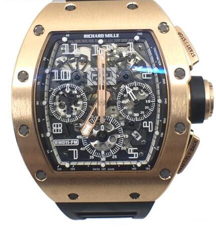 Review Richard Mille RM011 Felipe Massa Rose Gold Replica watch